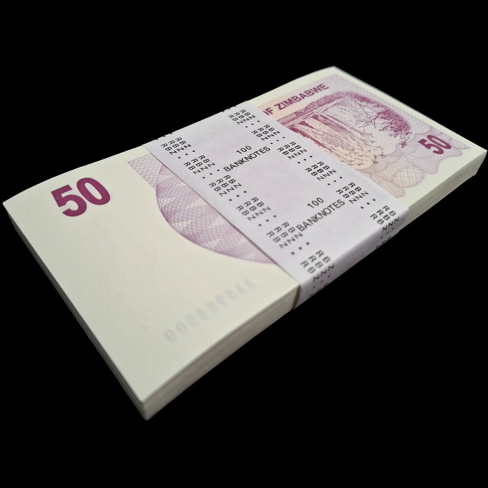 Zimbabwe - 50 Dollars 2006 - Pick- 41 / B132 - Bundle 100 PCS