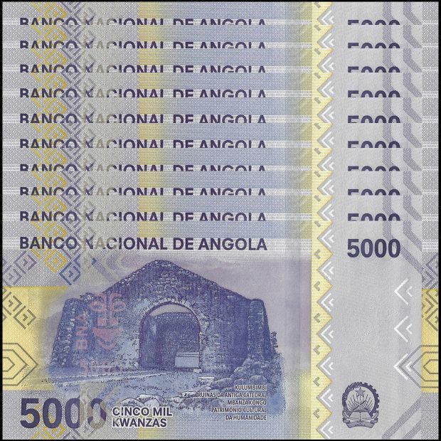 Angola - 5000 Kwanzas 2020 - Pick # 164a - Set 10 PCS