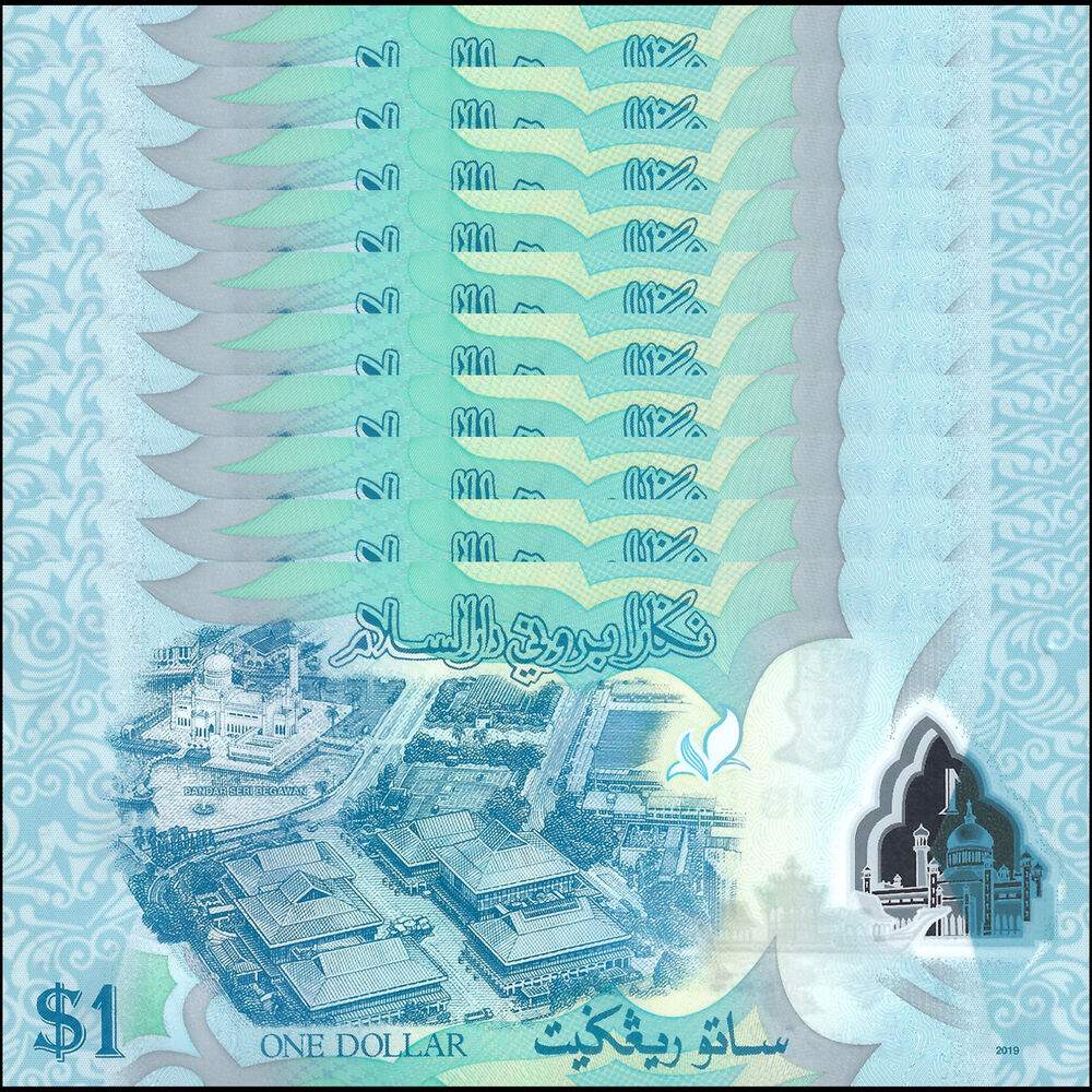 Brunei - 1 Ringgit 2019 - Pick- 35 / B301d - Set 10 PCS