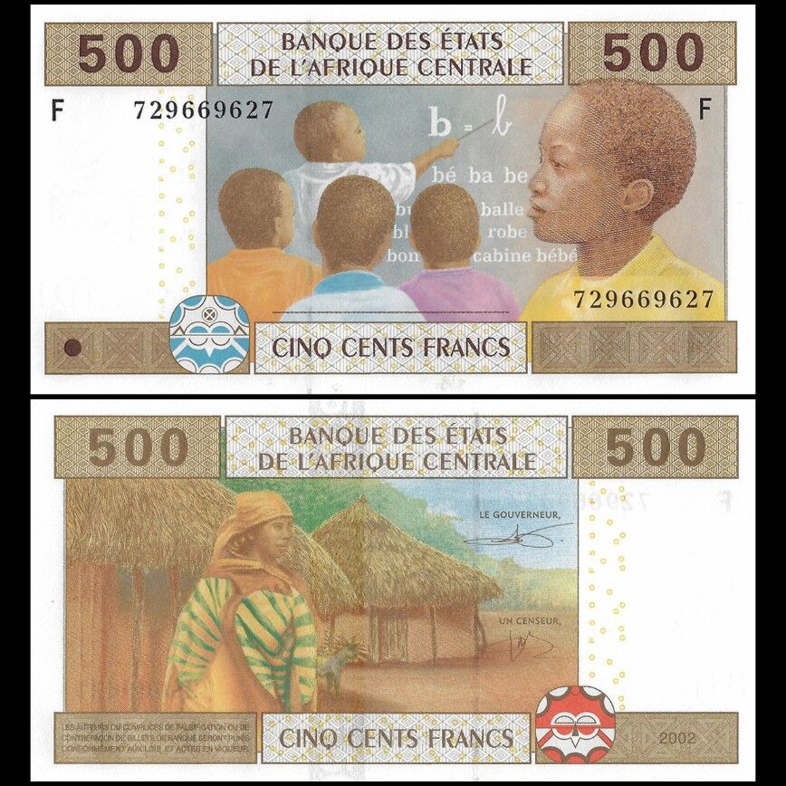 Equatorial Guinea -  500 Francs 2002 - Pick # 506Fc - Set 10 PCS