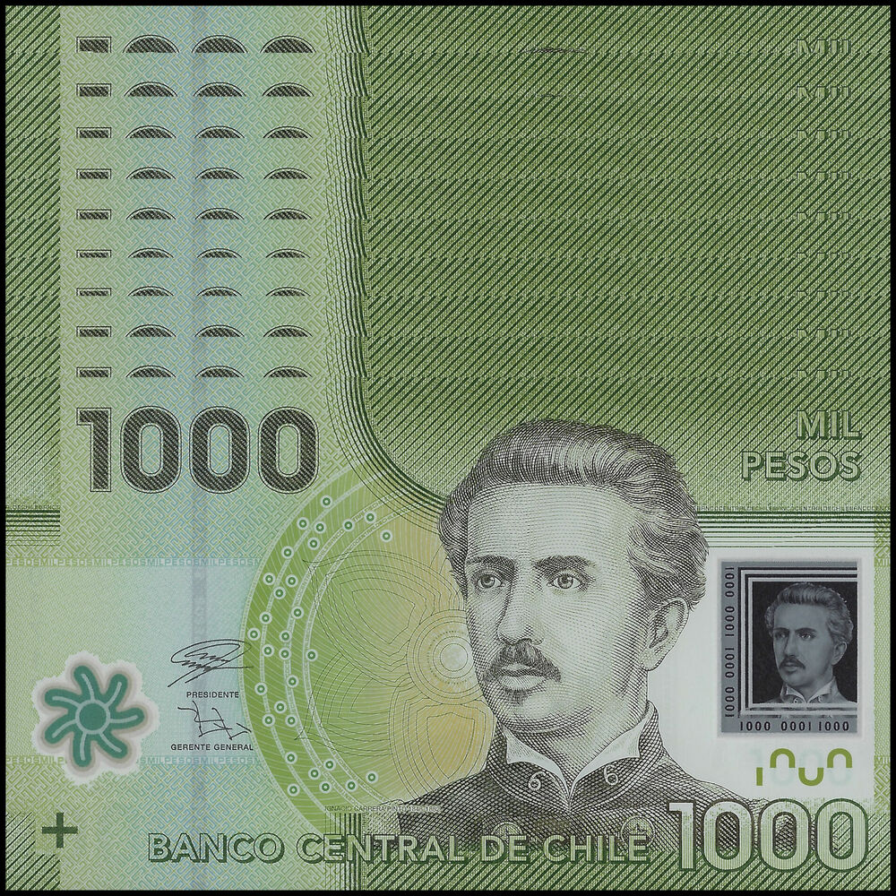 Chile - 1000 Pesos 2020 - Pick- 161 / B296k - Set 10 PCS