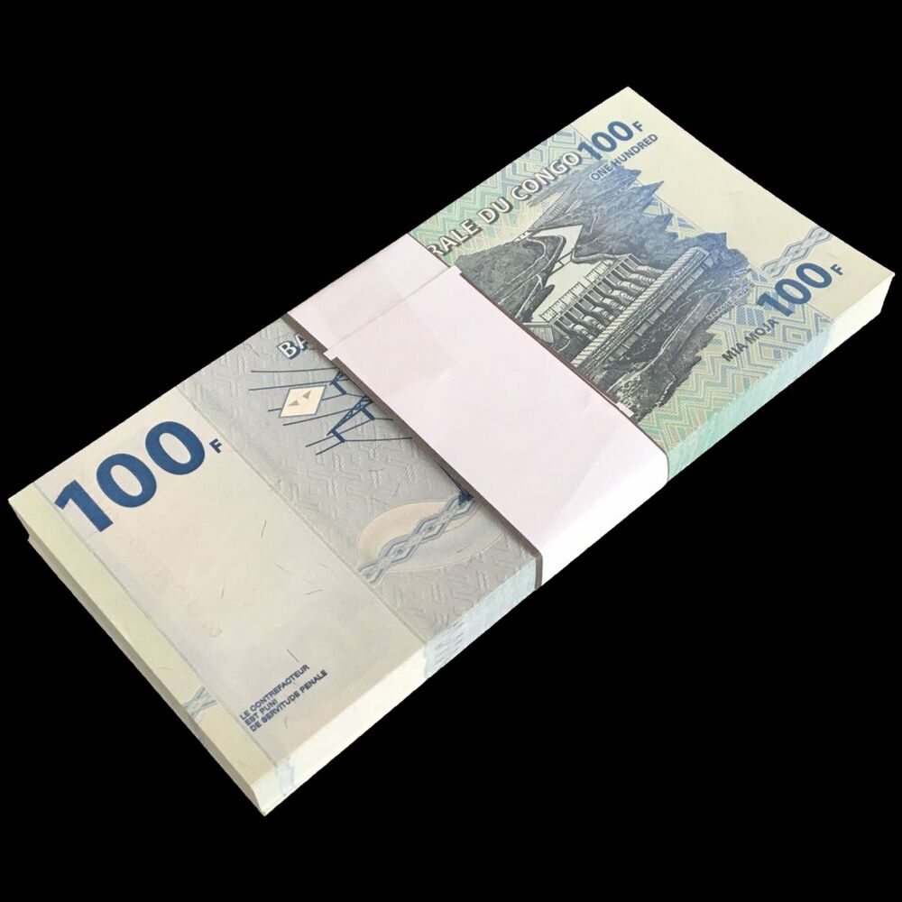 Congo - 100 Francs 2013 - Pick- 98b - Bundle 100 PCS