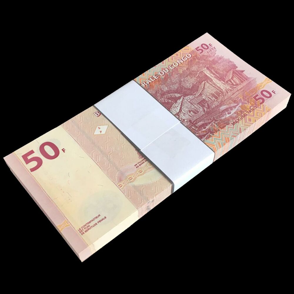 Congo - 50 Francs 2013 - Pick- 97b - Bundle 100 PCS
