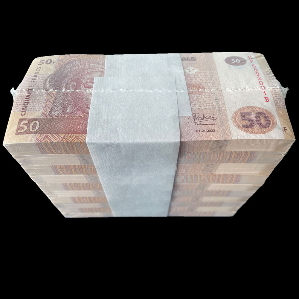 Congo -  50 Francs 2022 - Pick # 97B - Brick 1000 PCS
