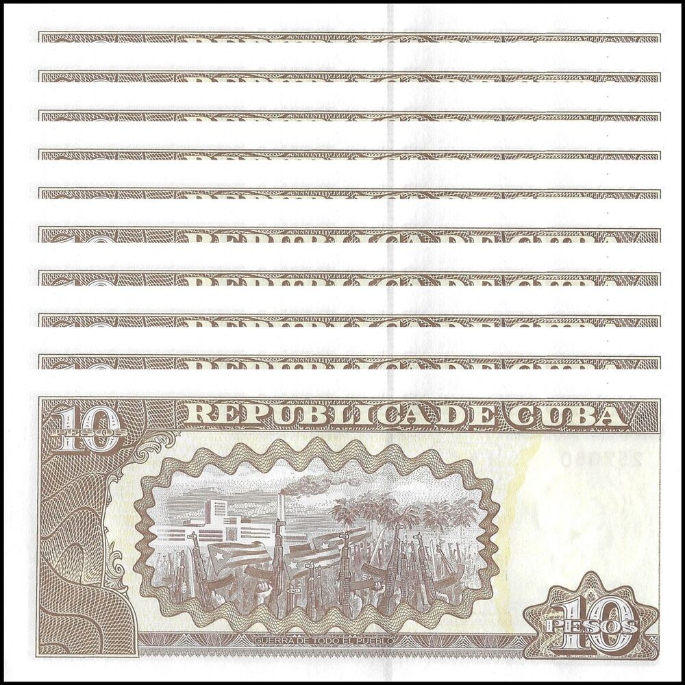 Cuba - 10 Pesos 2020 - Pick- 117v / B906v - Set 10 PCS