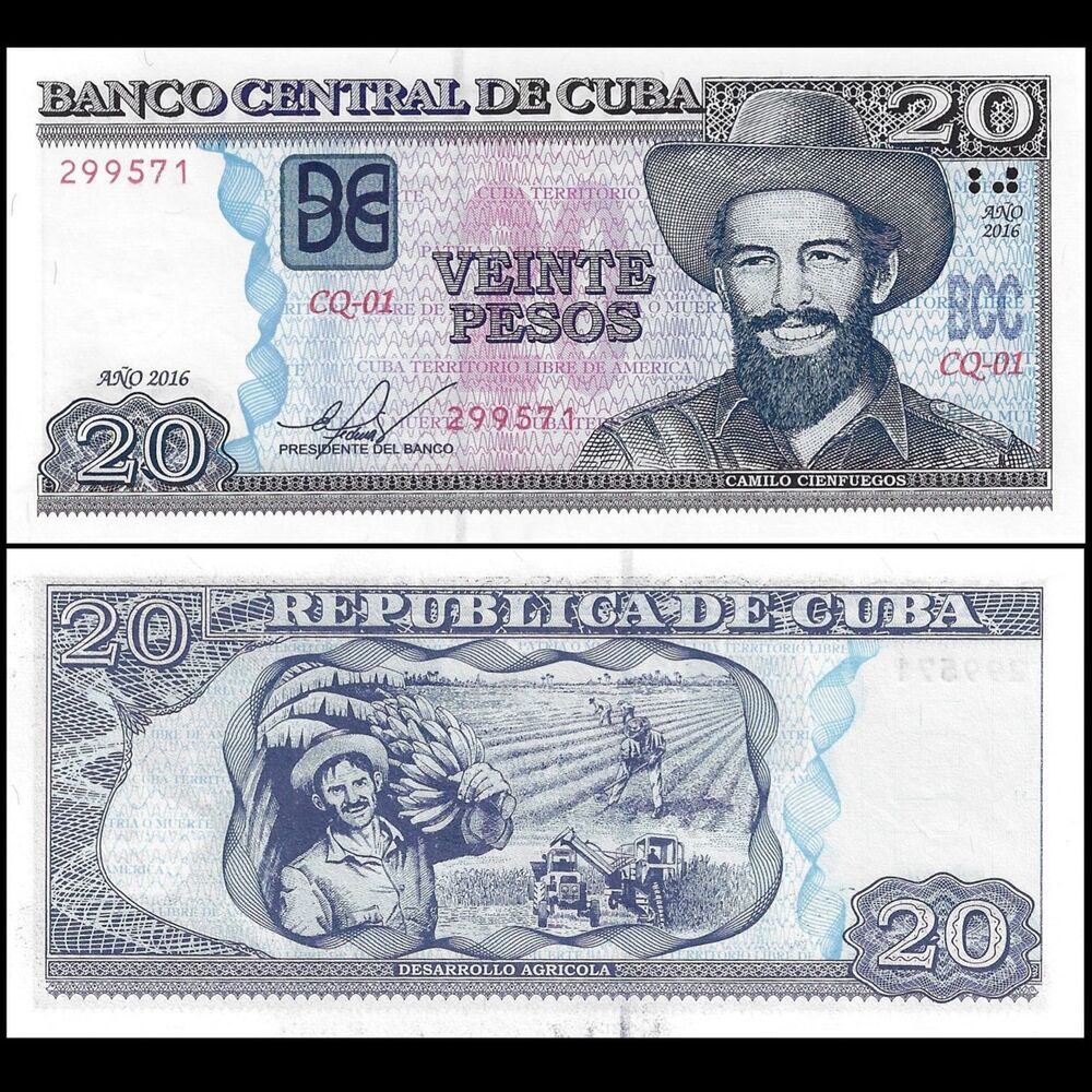 Cuba - 20 Pesos 2016 - Pick- 122 / B908k - Set 10 PCS