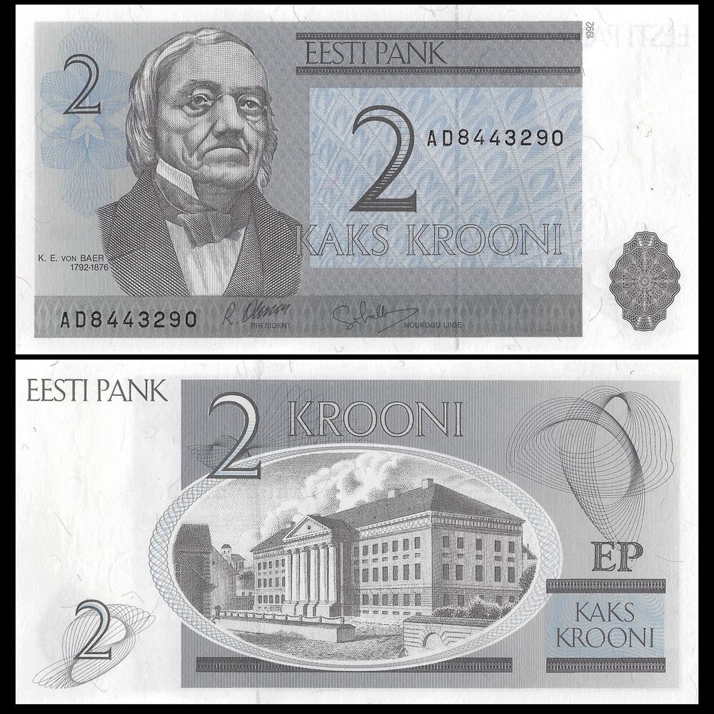 Estonia - 2 Krooni 1992 - Pick- 70 - Set 10 PCS