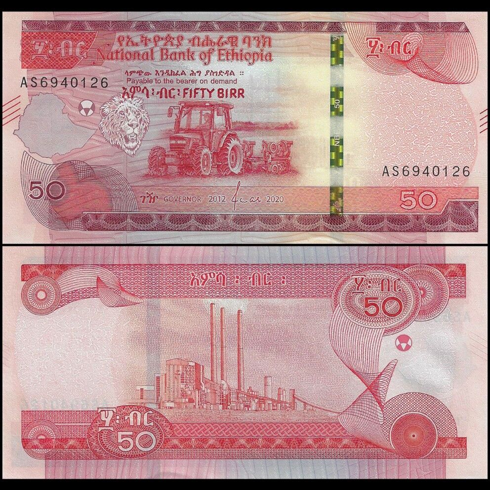 Ethiopia - 50 Birr 2020 - Pick- NEW / B336 - Set 10 PCS
