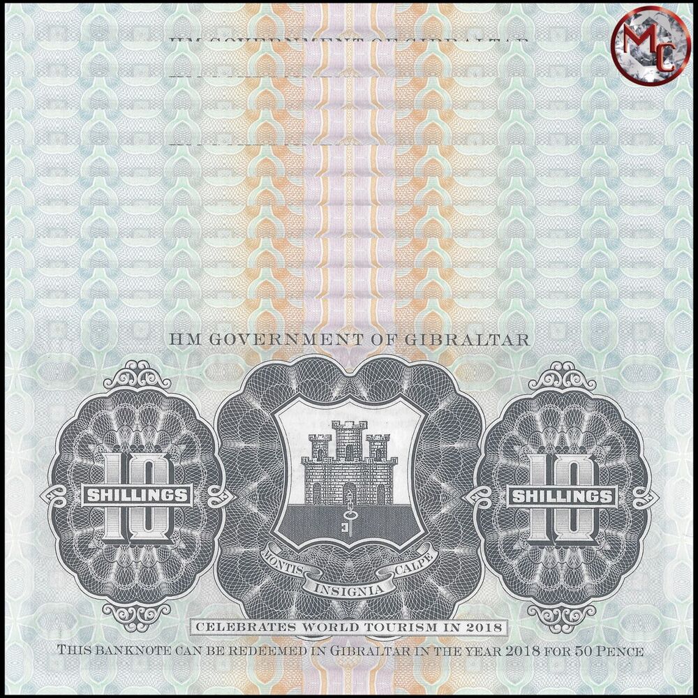 Gibraltar - 10 Shillings 2018 - Pick # 41a - COMMEMORATIVE - Set 10 PCS