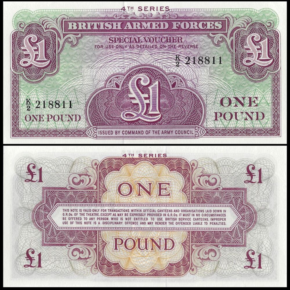 Great Britain - 1 Pound 1962 - Pick # M36 - Bundle 100 PCS