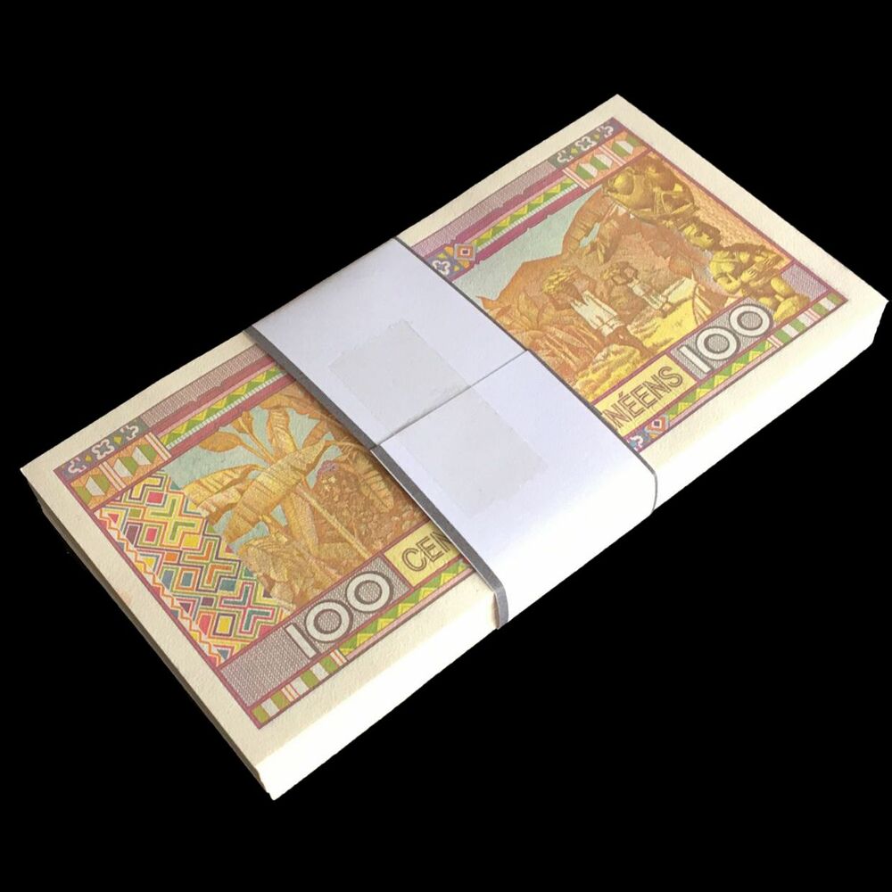 Guinea - 100 Francs 2015 - Pick- A47 / B337 - Bundle 100 PCS