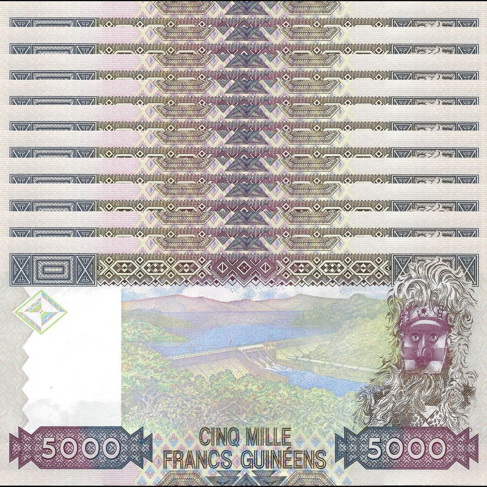 Guinea - 5000 Francs 2012 - Pick # 41b - Set 10 PCS