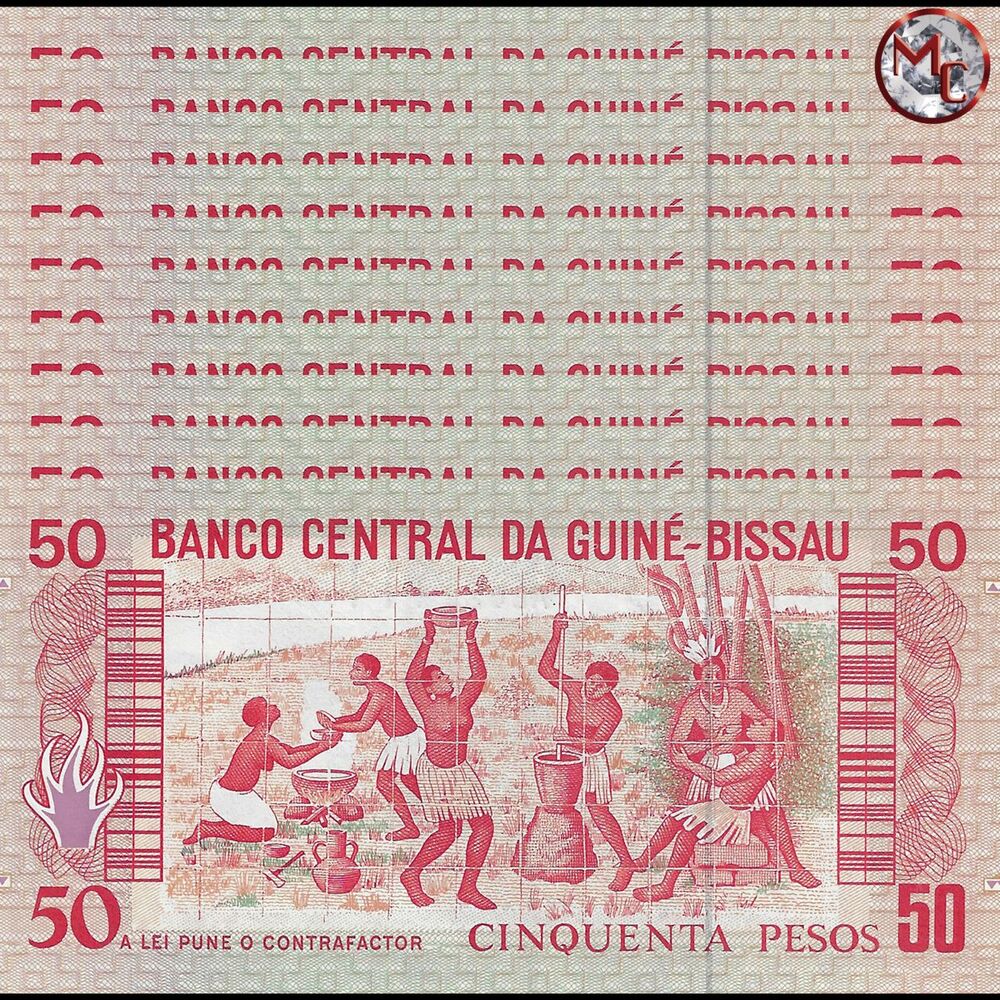 Guinea-Bissau - 50 Pesos 1990 - Pick- 10 / B201 - Set 10 PCS