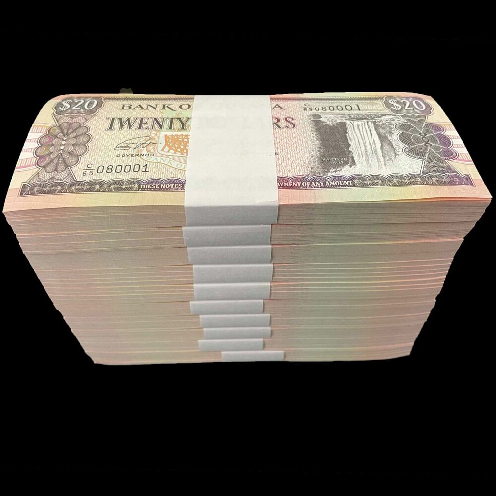 Guyana - 20 Dollars 2018 - Pick- NEW / B108i - Brick 1000 PCS