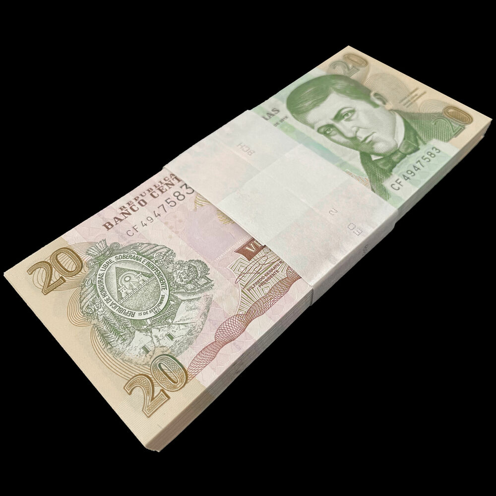Honduras - 20 Lempiras 2019 - Pick- 100 / B348d - Bundle 100 PCS