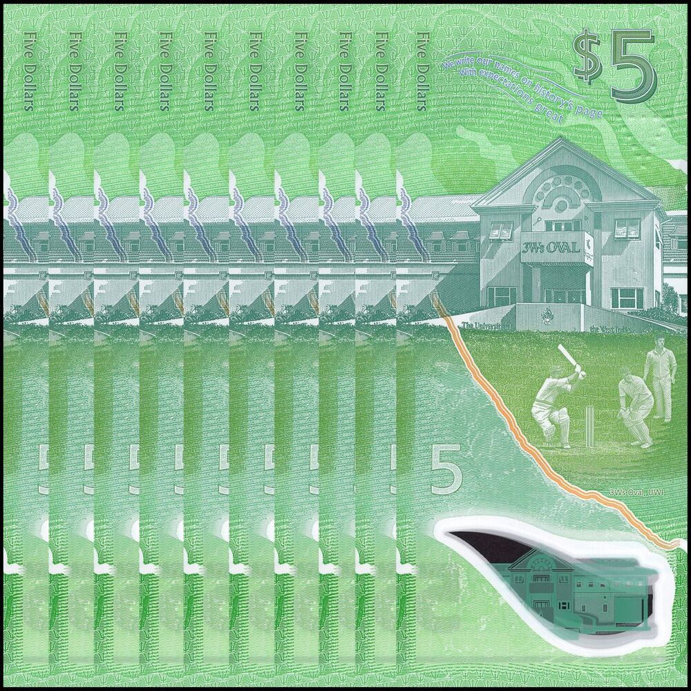 Barbados - 5 Dollars 2022 - Pick- NEW / B240 - Set 10 PCS