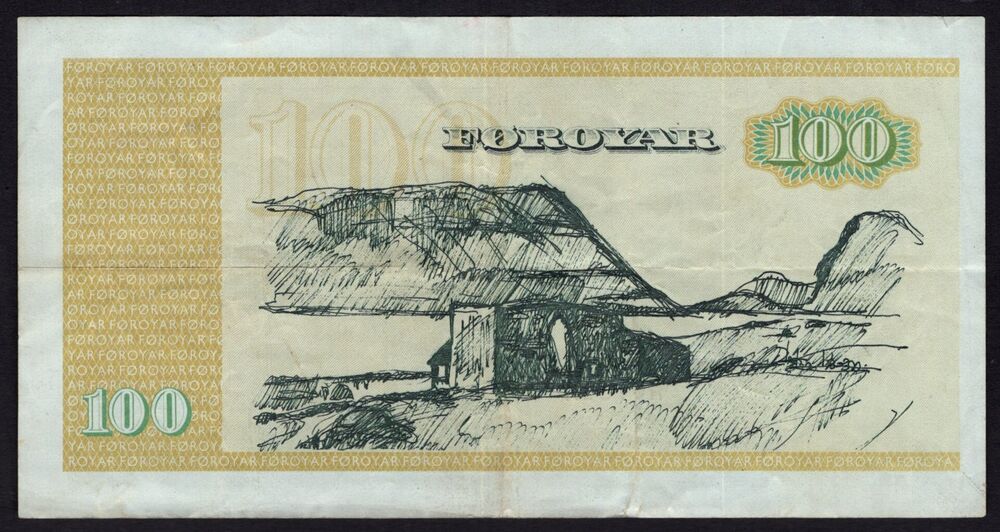 Faeroe Islands - 100 Kronur 1978 - Pick # 21a - VF