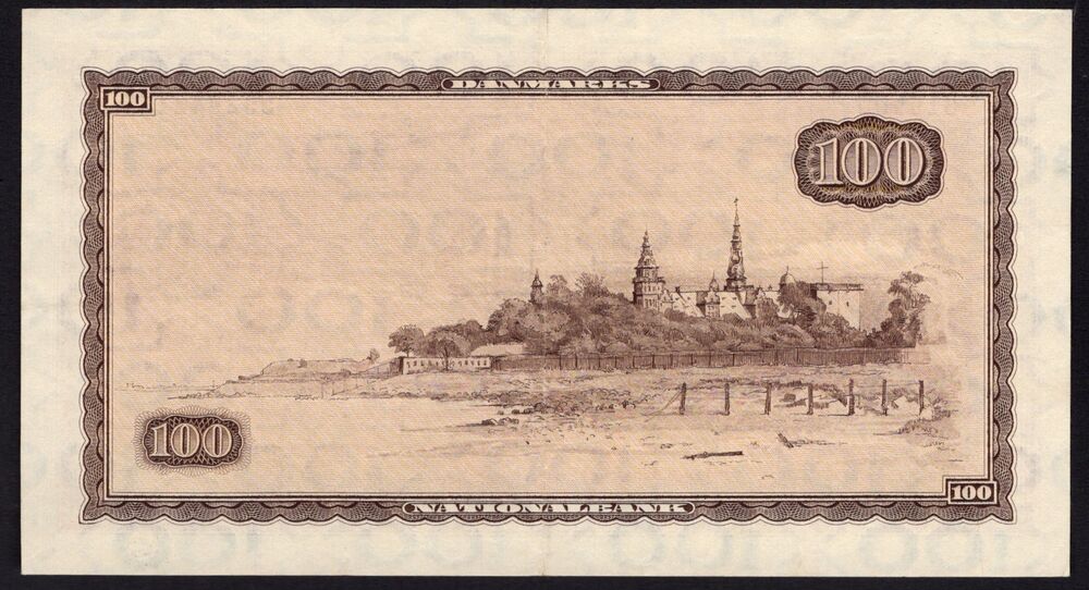 Denmark - 100 Kroner 1965 - Pick # 46d - XF