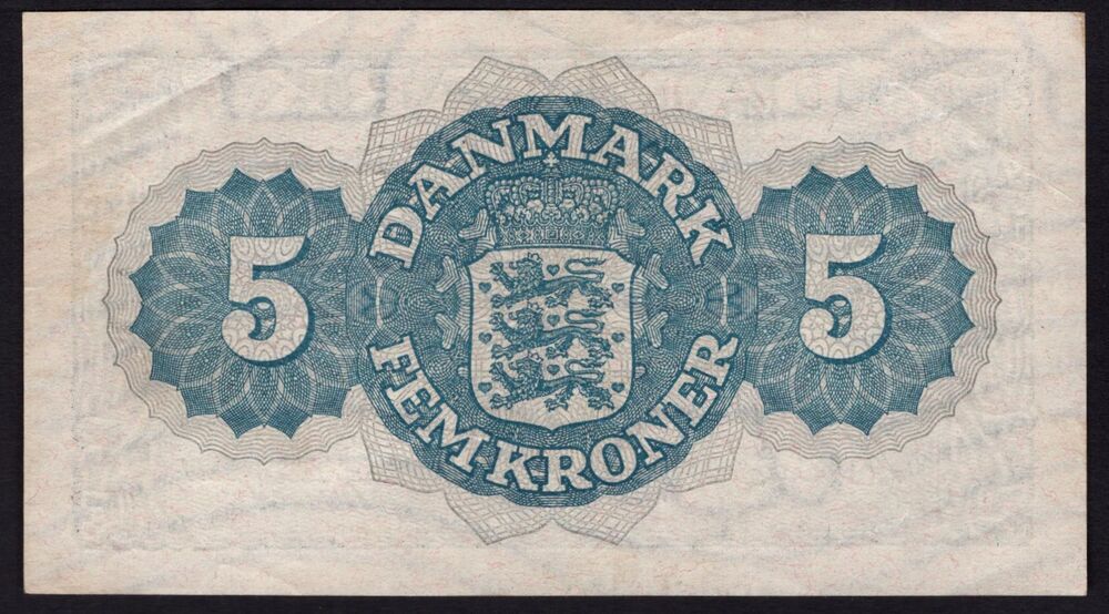 Denmark - 5 Kroner 1948 - Pick # 35e - XF