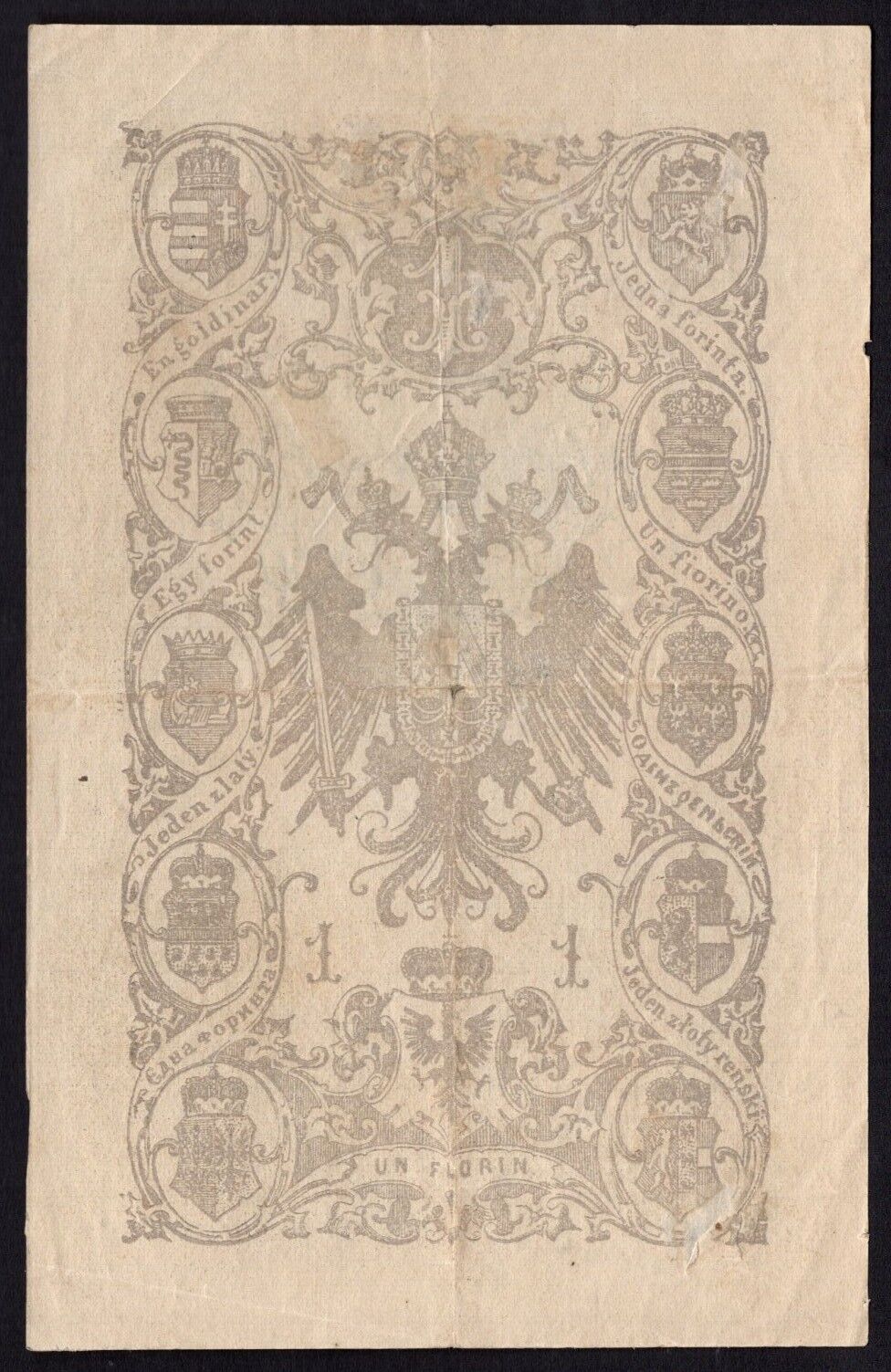 Austria - 1 Gulden 1866 - Pick # A150 - VF