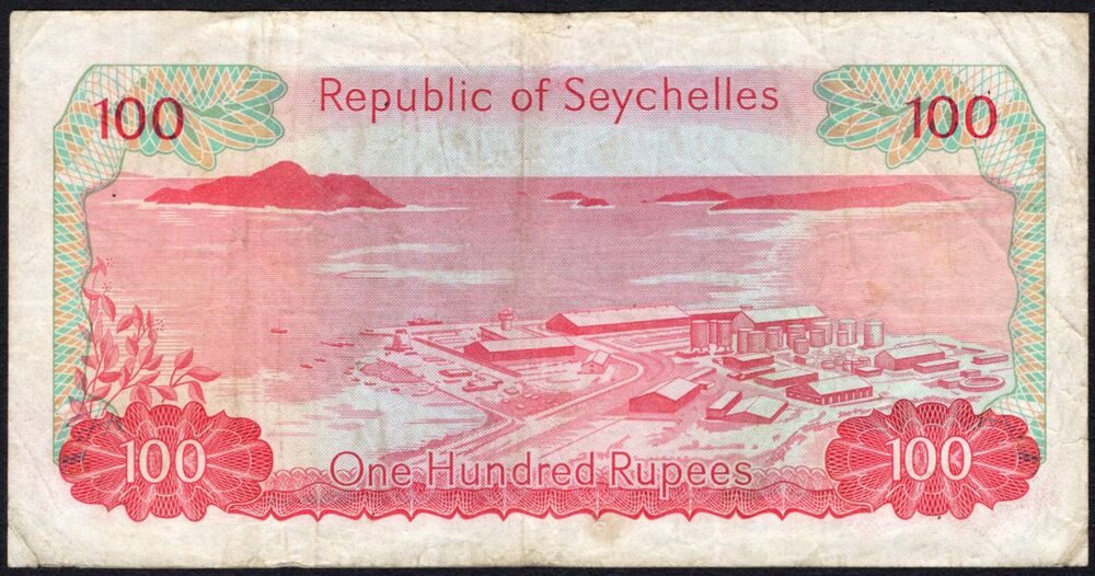 Seychelles -  100 Rupees 1977 - Pick # 22 - VF