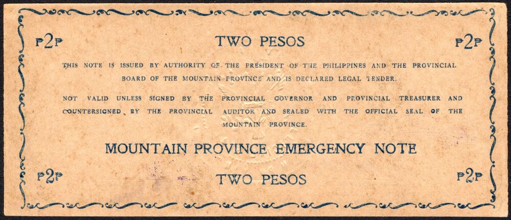 Philippines -  2 Pesos 1942 - Pick # S602 - AU