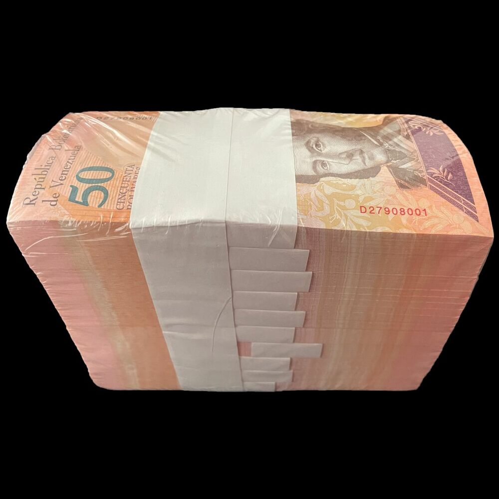 Venezuela - 50 Bolivares 2018 - Pick- 105 / B375 - Brick 1000 PCS