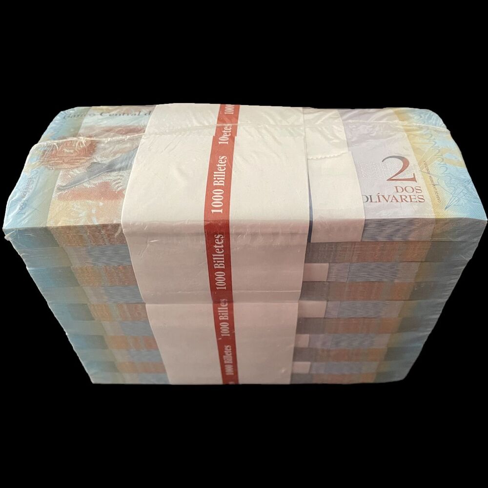Venezuela - 2 Bolivares 2007/2014 - Pick- 88 / B358 - Brick 1000 PCS - Brick 1000 PCS