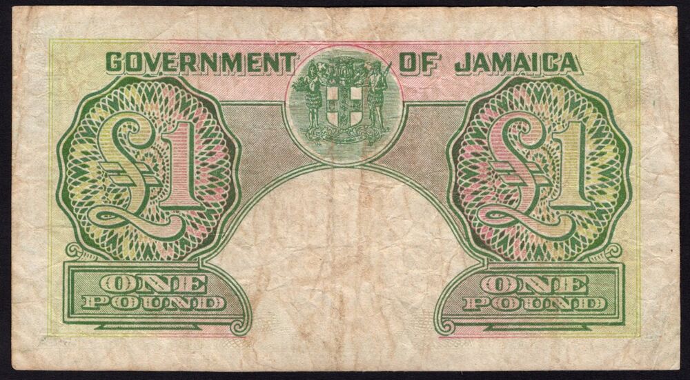 Jamaica - 1 Pound 1948 - Pick # 41a - Fine