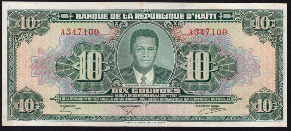Haiti - 10 Gourdes 1979 - Pick # 242 - aUNC