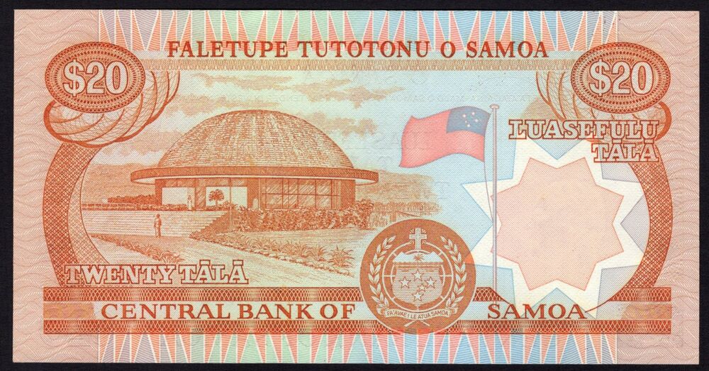 Western Samoa - 20 Tala 1985 - Pick # 28 - XF