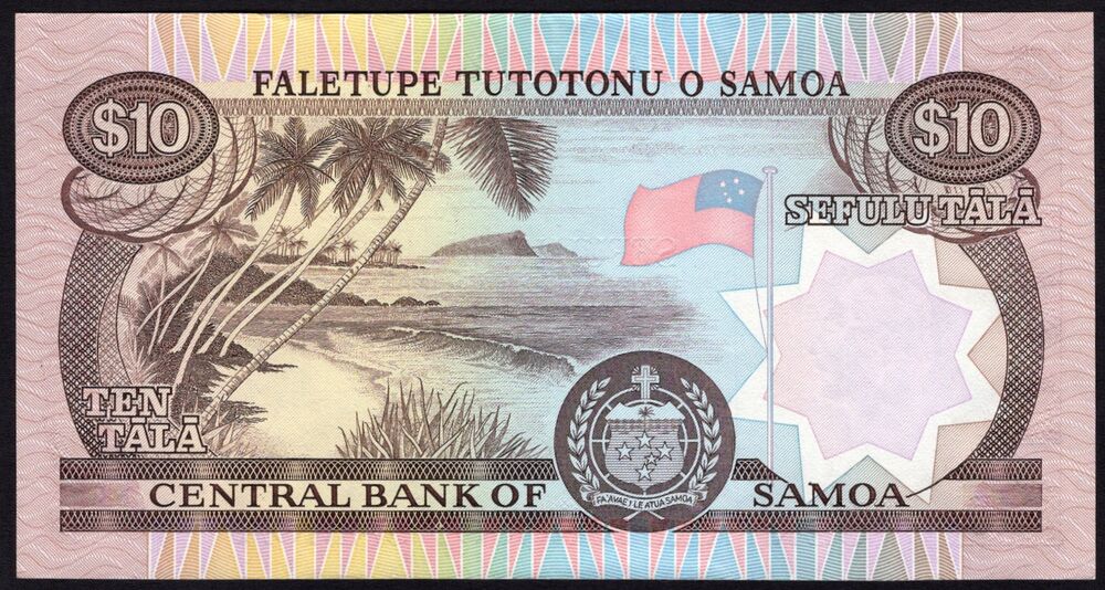 Western Samoa - 10 Tala 1985 - Pick # 27 - XF