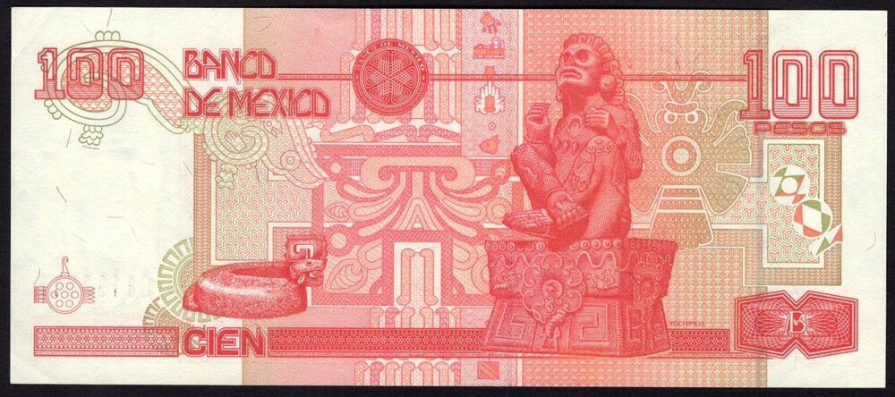 Mexico - 100 Pesos 2000 - Pick # 118a - aUNC