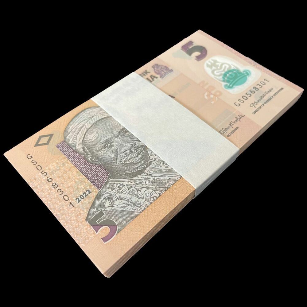 Nigeria - 5 Naira 2022 - Pick- NEW / B234n - Bundle 100 PCS