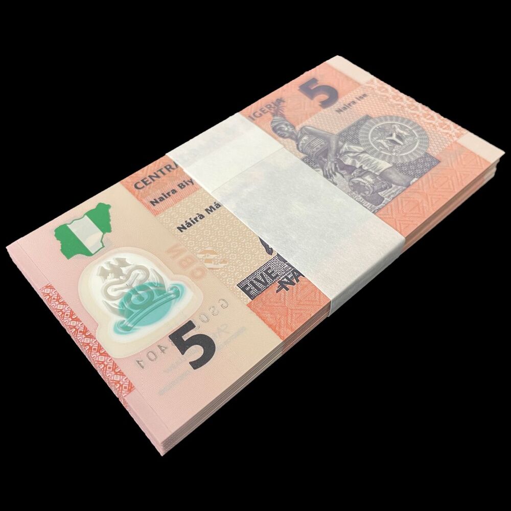 Nigeria - 5 Naira 2022 - Pick- NEW / B234n - Bundle 100 PCS