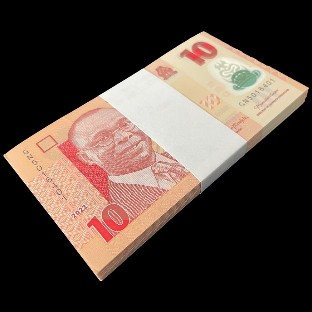 Nigeria - 10 Naira 2022 - Pick- NEW / B235r - Bundle 100 PCS