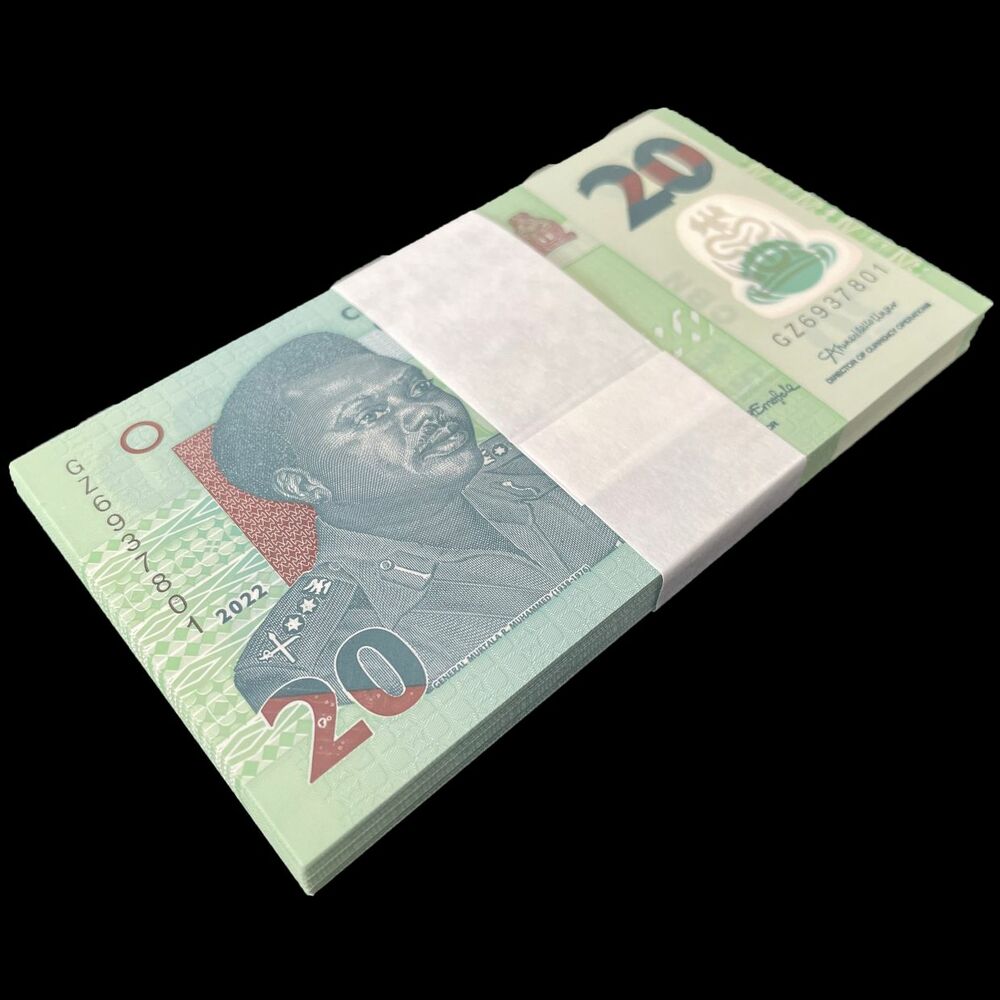 Nigeria - 20 Naira 2022 - Pick - NEW / B232x - Bundle 100 PCS