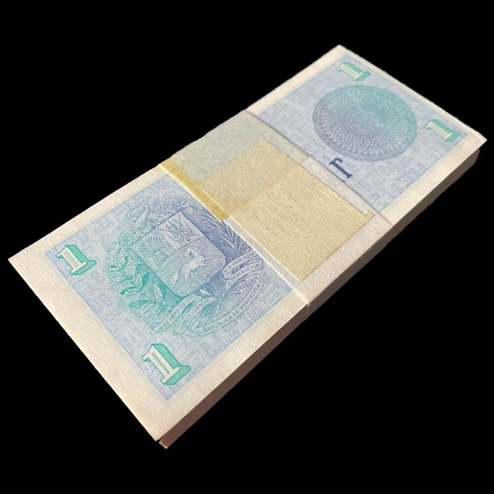 Venezuela - 1 Bolivar 1989 - Pick- 68 / B340 - Bundle 100 PCS