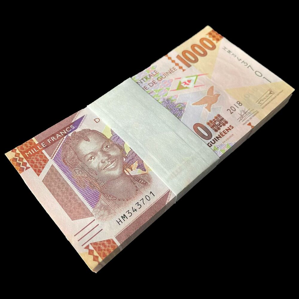 Guinea - 1000 Francs 2018 - Pick- 48c / B339c - Bundle 100 PCS