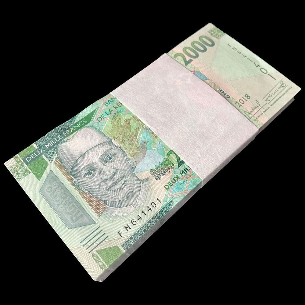 Guinea - 2000 Francs 2018 - Pick- 48Aa / B342a - Bundle 100 PCS