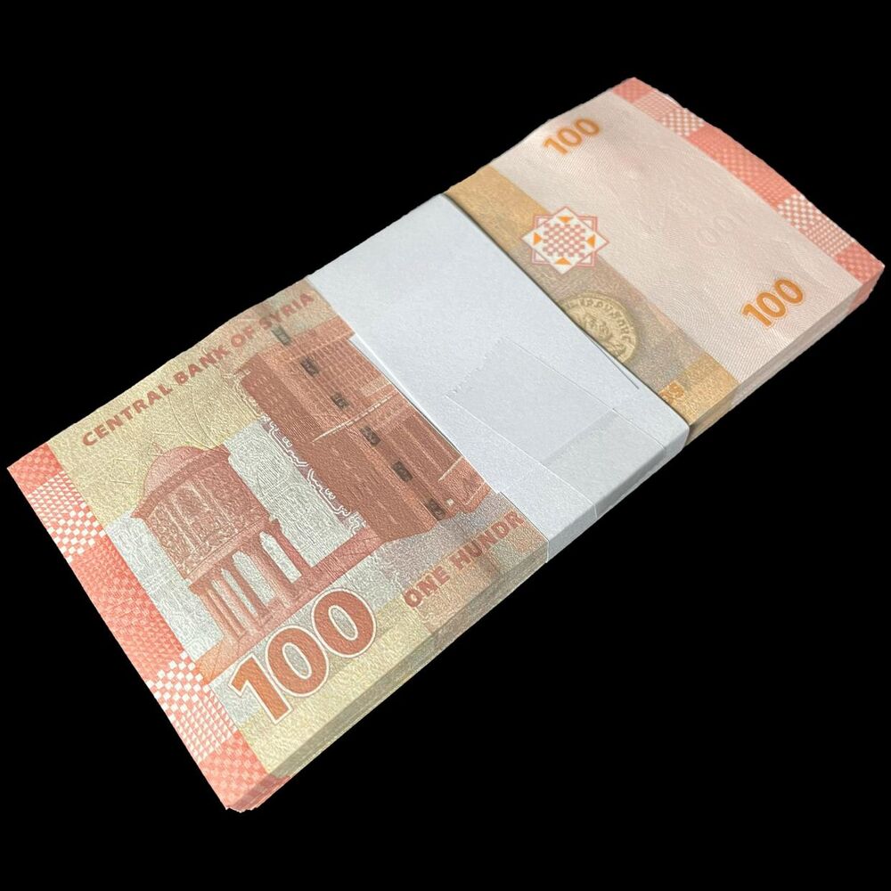 Syria - 100 Pounds 2009 - Pick- 113 / B628 - Bundle 100 PCS