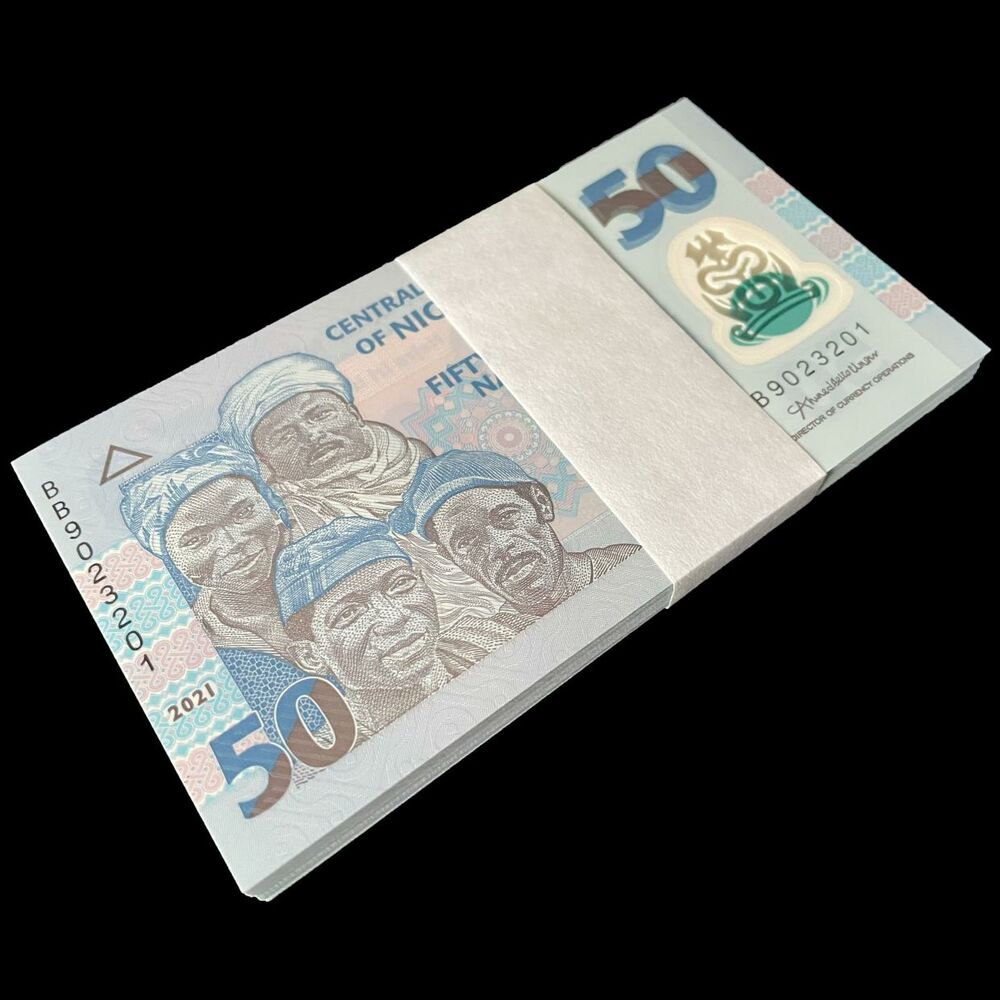 Nigeria - 50 Naira 2021 - Pick- NEW / B236n - Bundle 100 PCS