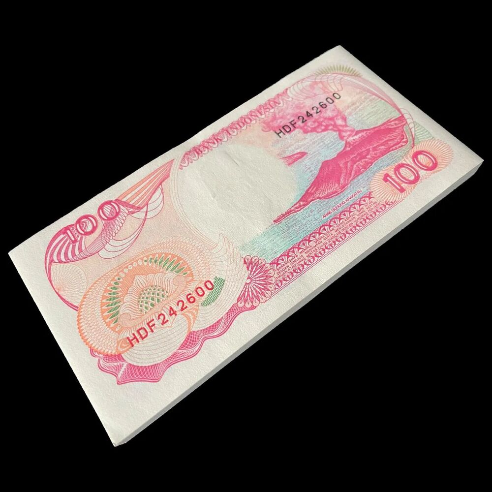 Indonesia - 100 Rupiah 1999 - Pick- 127g / B585g - Bundle 100 PCS