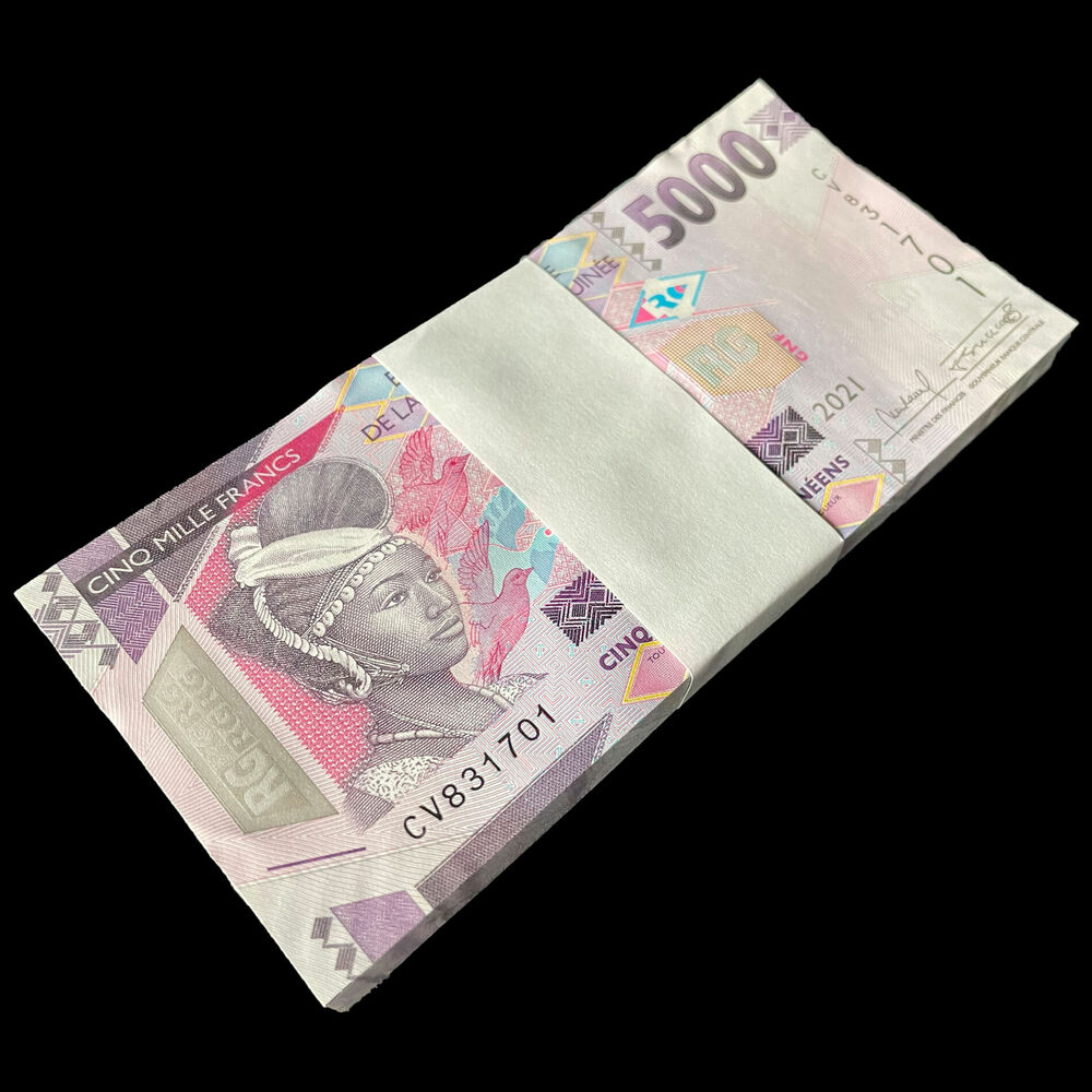 Guinea - 5000 Francs 2021 - Pick # 49c - Bundle 100 PCS