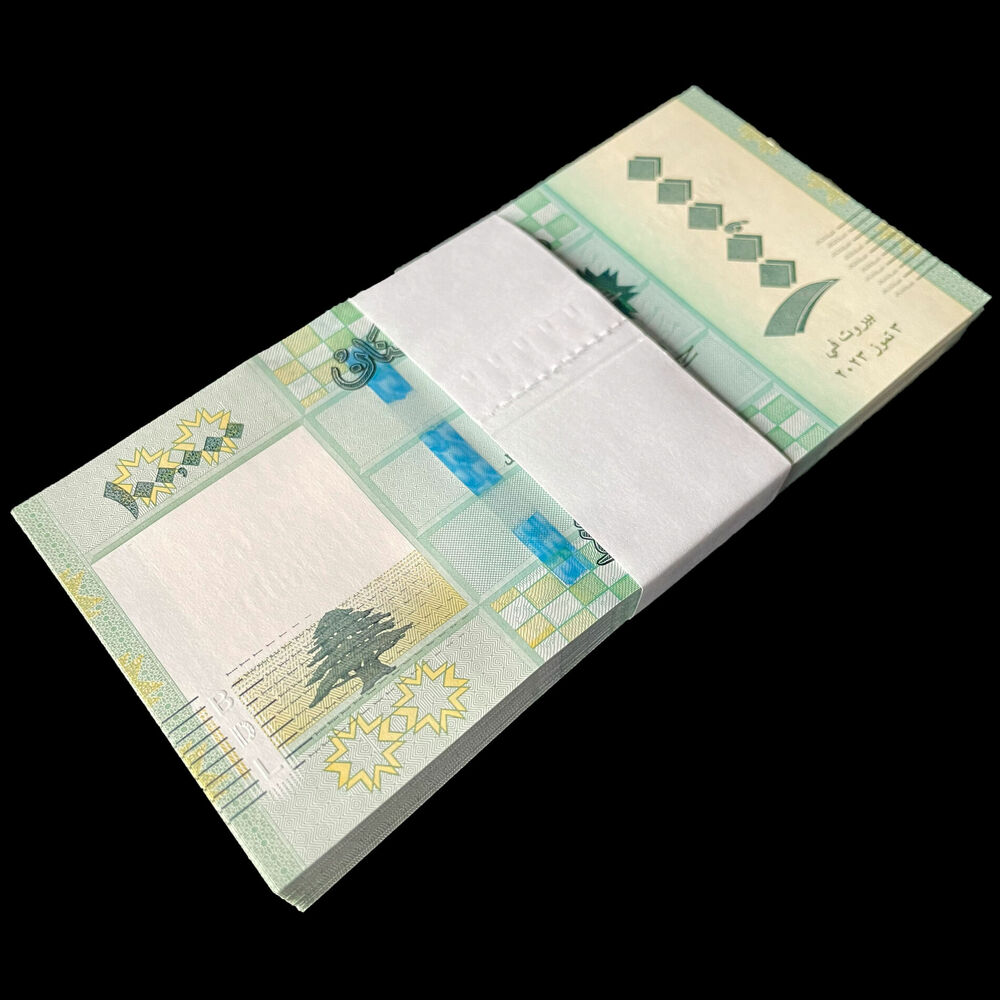 Lebanon -  100.000 Livres 2023 - Pick # 100a - Bundle 100 PCS