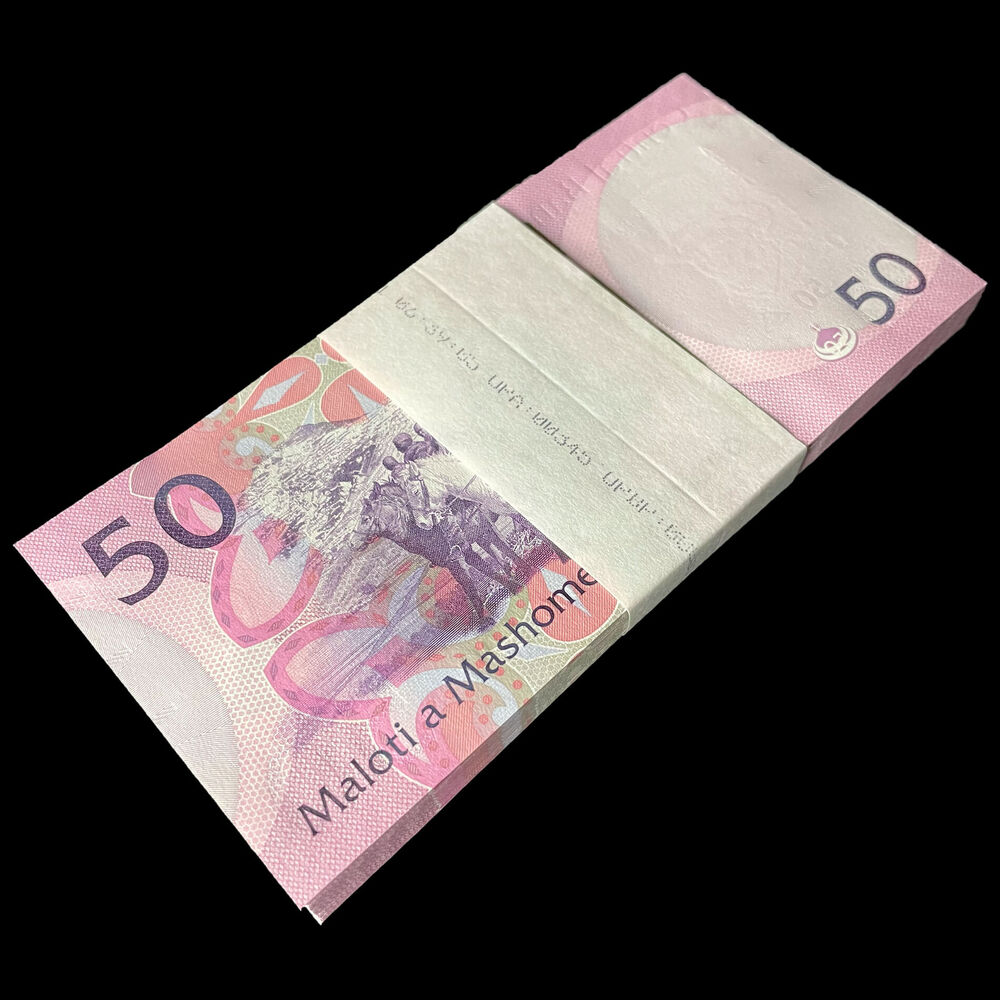 Lesotho - 50 Maloti 2021 - Pick- NEW / B229 - Bundle 100 PCS