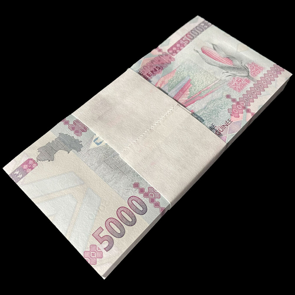 Guinea - 5000 Francs 2015 - 49a / B340a - Bundle 100 PCS