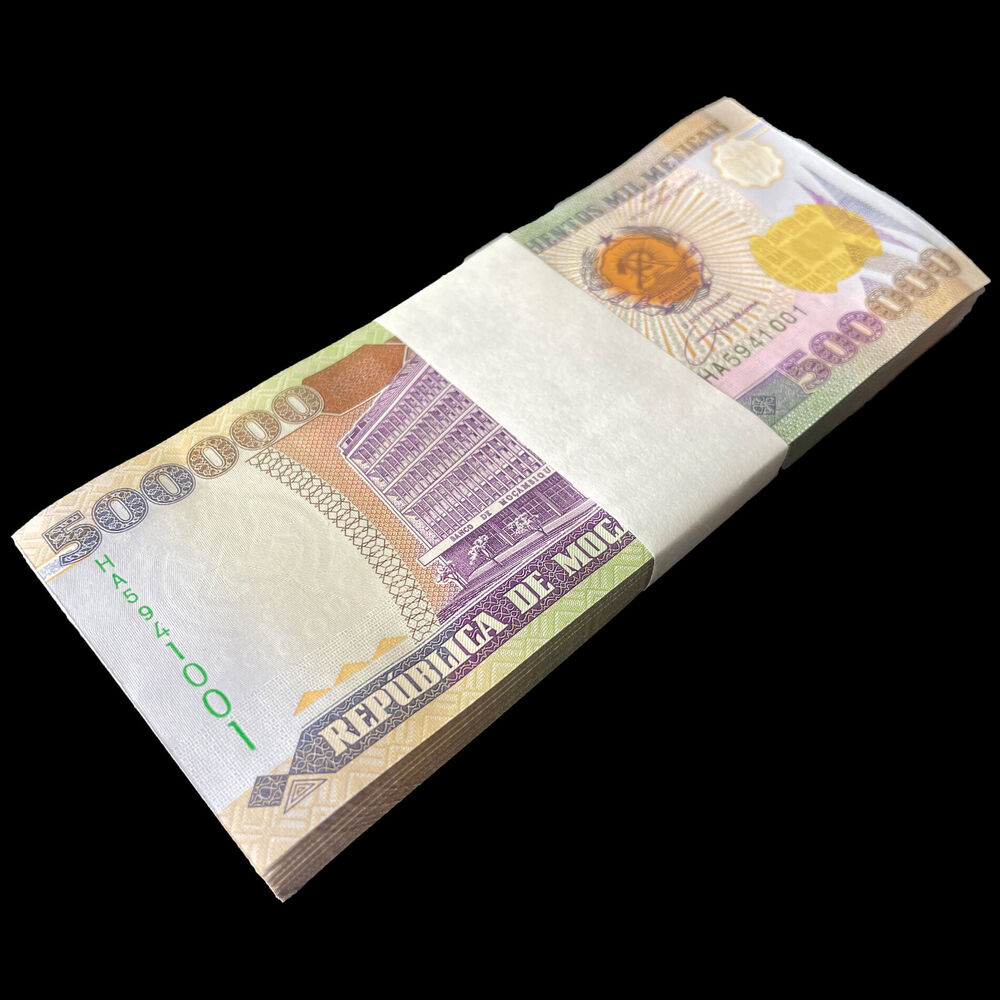 Mozambique - 500.000 Meticais 2003 - Pick- 142 / B227 - Bundle 100 PCS