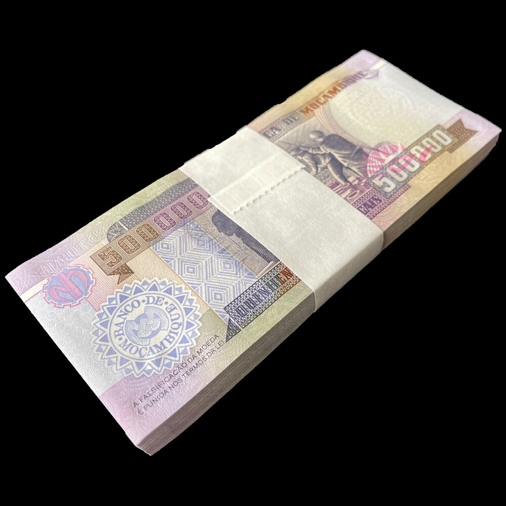 Mozambique - 500.000 Meticais 2003 - Pick- 142 / B227 - Bundle 100 PCS