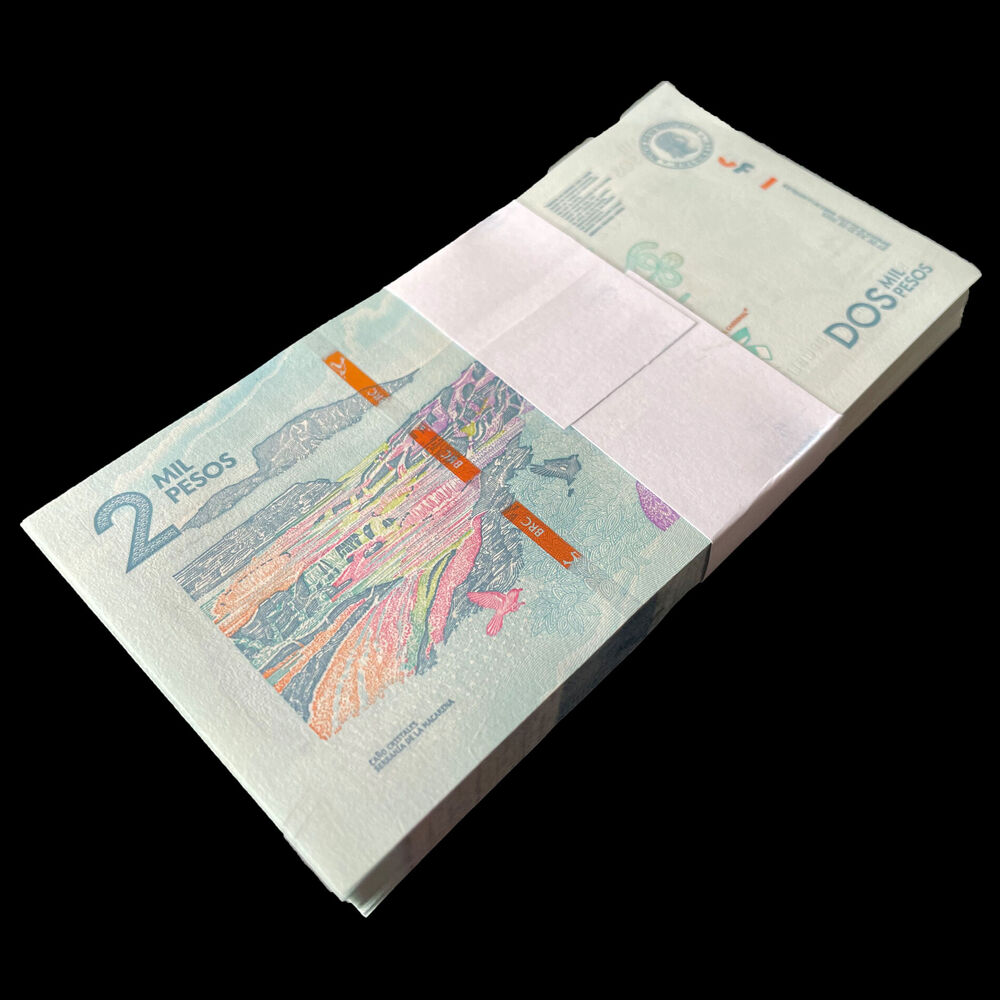 Colombia - 2000 Pesos 2021 - Pick- 458g / B993g - Bundle 100 PCS
